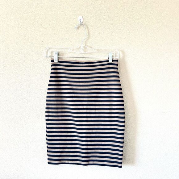 Club Monaco Striped Pencil Skirt - Picture 1 of 8